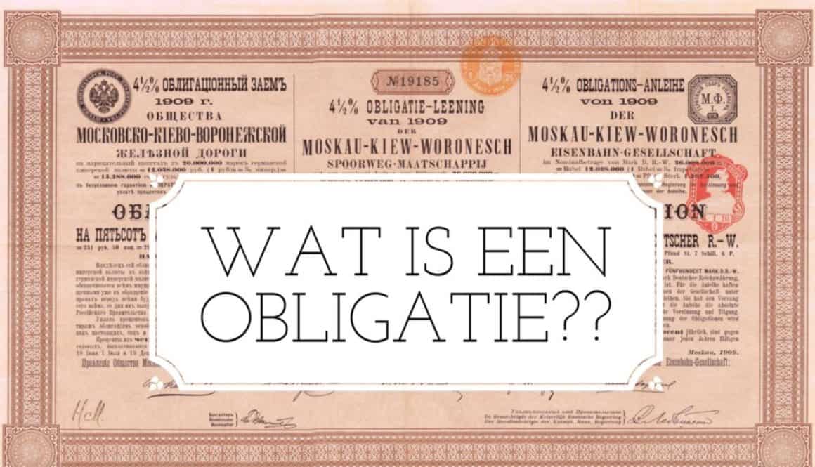 obligatie Obligatie - Finance Monkey
