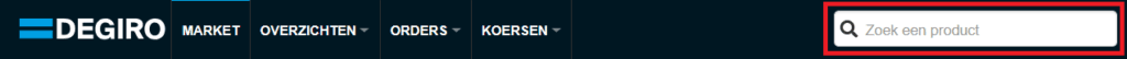 Aankopen ETF via degiro