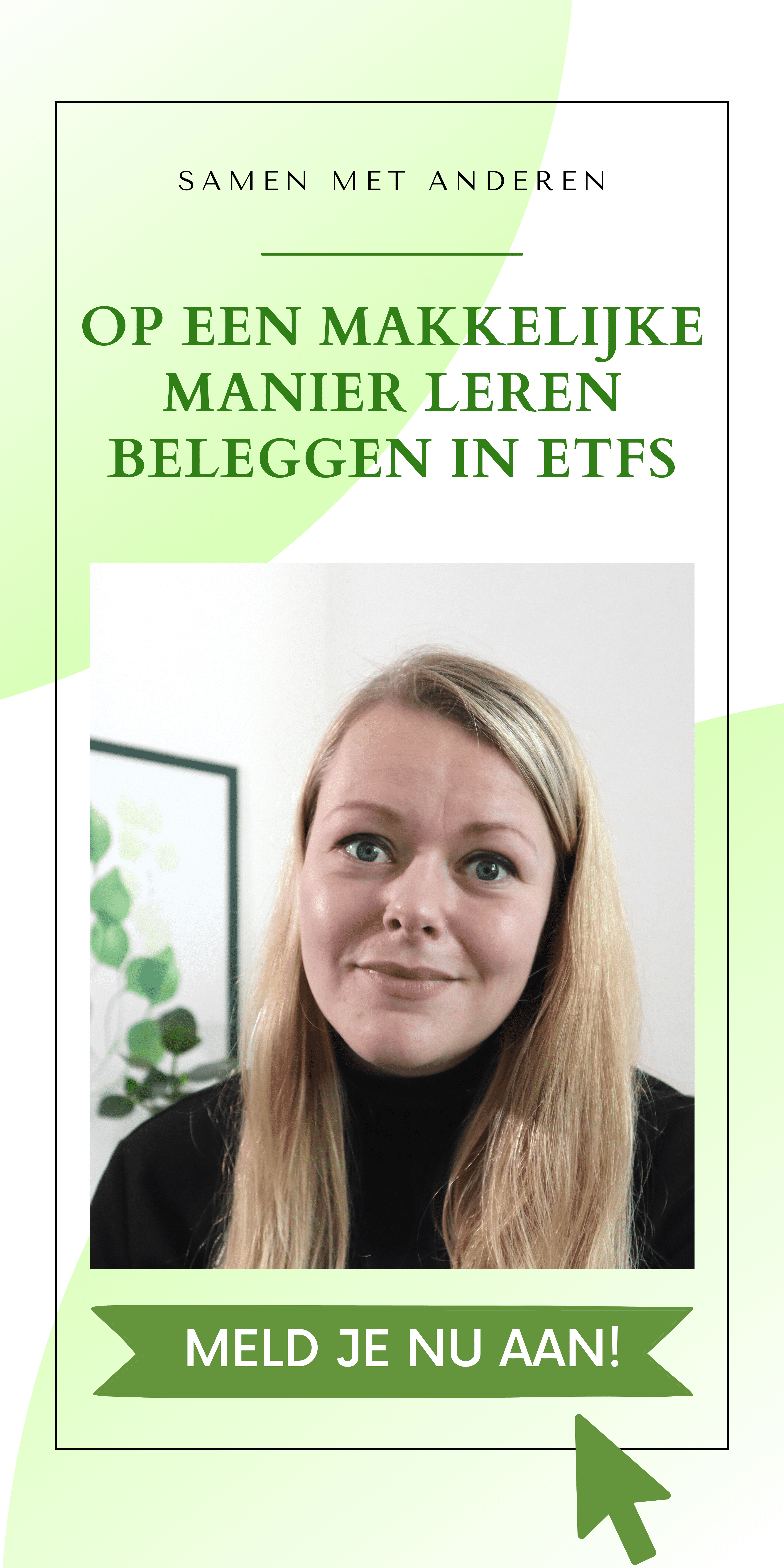 Banner Trainingsprogramma Beleggen in ETFs - mobiel